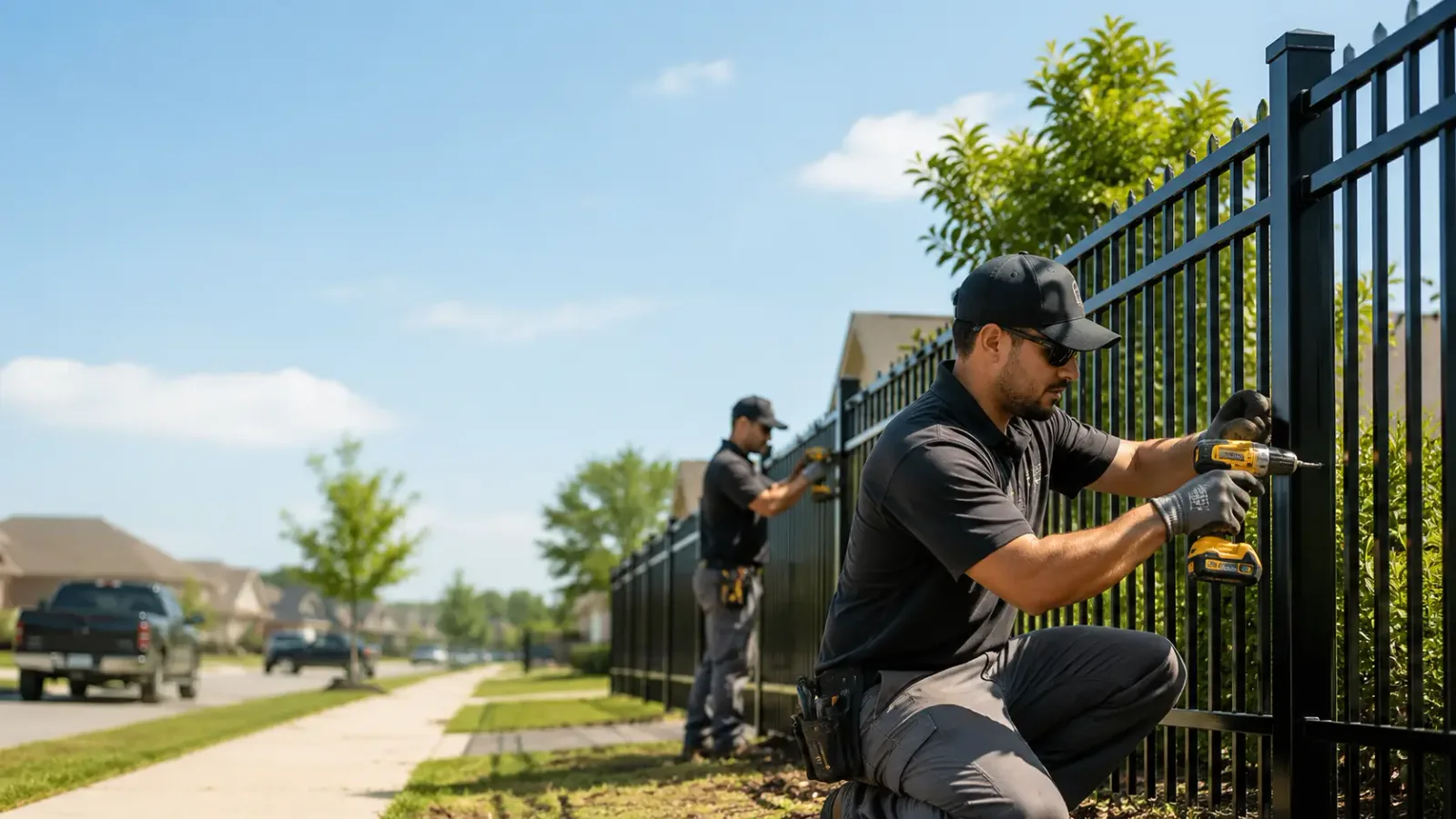 Metal Fence Installation in Hillsboro, KY